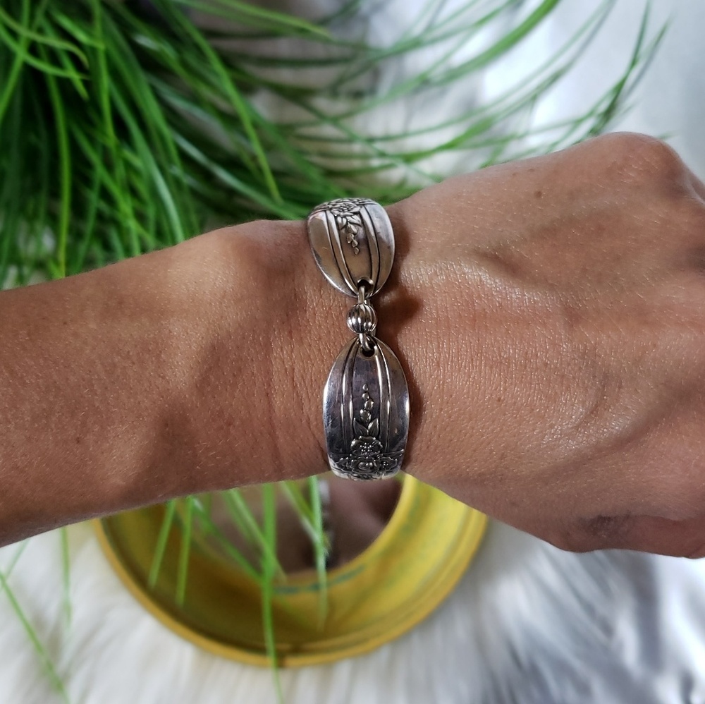 VINTAGE | Sterling Silver Spoon Bracelet